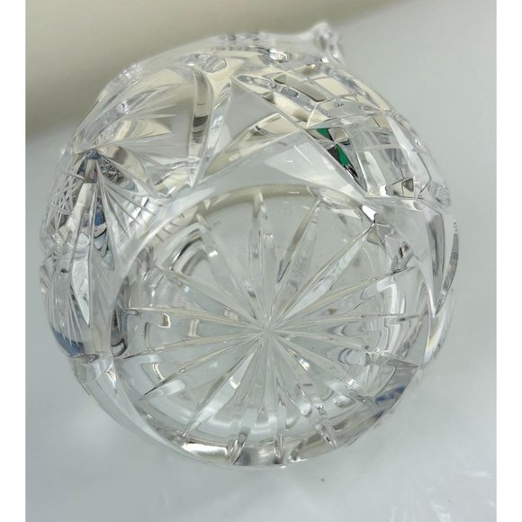 Vintage BOHEMIA Czechoslovakia Hand Cut Lead Crystal Swan Candy Dish Home Decor - Picture 12 of 13